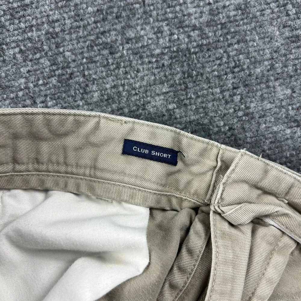 Vineyard Vines Club Short Mens 36 Tan Khaki Chino Cotton Twill Preppy Casual‎